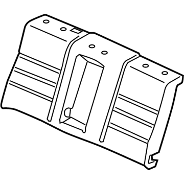 Honda 82127-TA0-A71 Pad & Frame, Rear Seat-Back