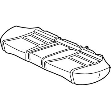 Honda 82137-TA0-A01 Pad & Frame, RR. Seat Cushion