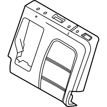 Ford LJ6Z-7866801-A PAD - REAR SEAT BACK