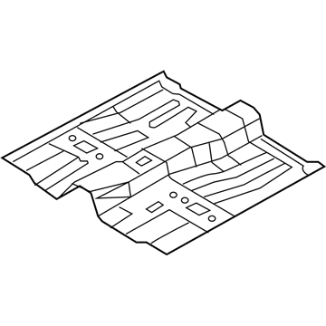 Mopar 5076465AB Pan-Front Floor