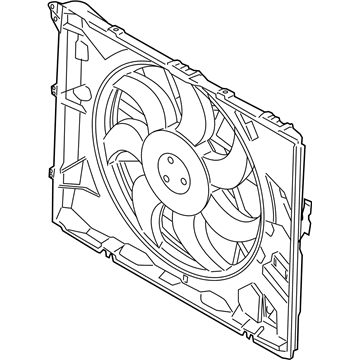 BMW 17-11-2-283-407 Fan Shroud