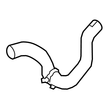 Lexus 16572-25100 HOSE, RADIATOR, NO.2