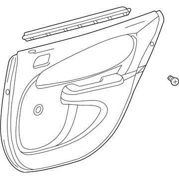 Toyota 67640-02310-B0 Trim Panel Assembly