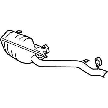 Mopar 4854532AB Exhaust Muffler And Resonator