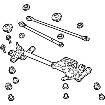 Acura 76530-SEC-A10 Link, Front Wiper