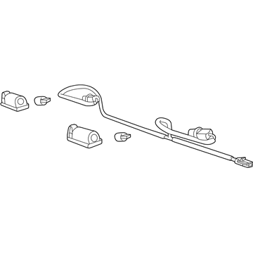 GM 92254942 License Lamp Assembly