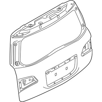 Nissan K010M-6JLMC Door Assy-Back