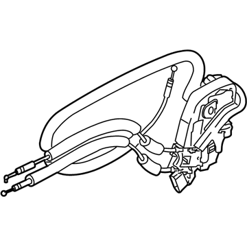 Nissan 82501-1AA0A Rear Door Lock Actuator Motor, Left