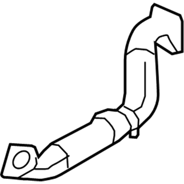 Nissan 20010-JG31A Exhaust Tube Assembly, Front