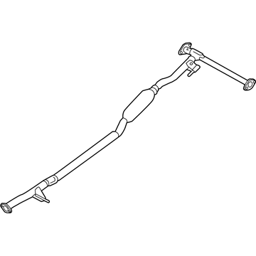 Nissan 20300-6CC0A Exhaust Muffler Assembly