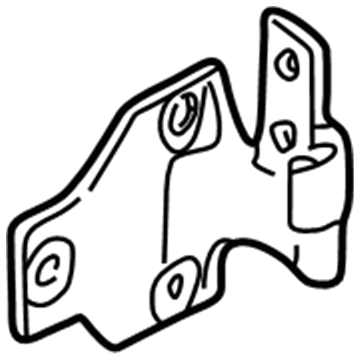 BMW 41-51-7-012-877 Door Hinge, Top Left