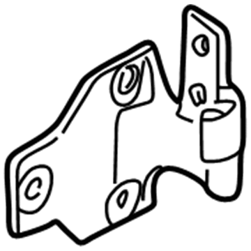 BMW 41-51-7-012-880 Door Hinge, Bottom Right