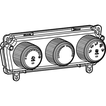 Mopar 5NC23DX9AF Air Conditioner And Heater Control