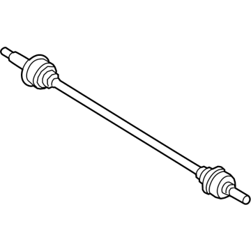 Hyundai 49601-R5000 SHAFT ASSY-DRIVE RR, RH