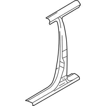 Hyundai 71402-2EB00 Pillar Assembly-Center Outer, RH