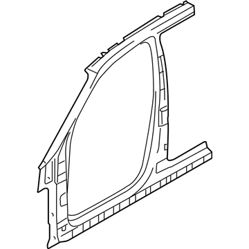 Hyundai 71201-2E001 Pillar Assembly-Front Inner, LH