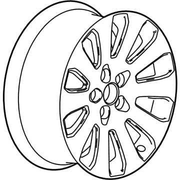 GM 13354428 Wheel Rim, 19 X 8.5