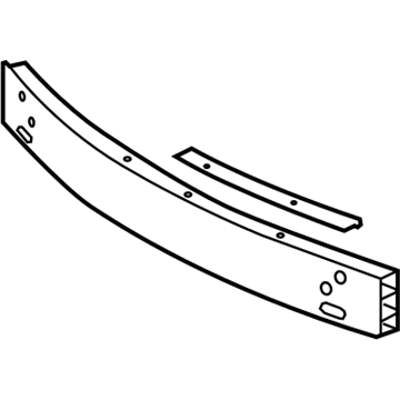 Lexus 52131-0E040 Reinforcement, Front Bumper