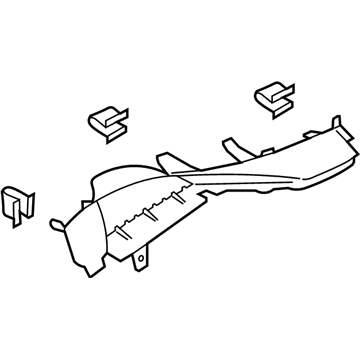 Ford EJ7Z-7831012-BJ Upper Trim