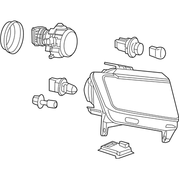 Mopar 55079378AG Headlamp