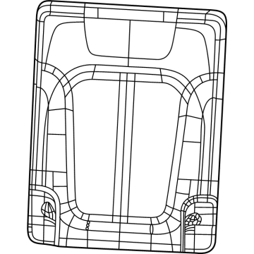 Mopar 7GK66TX7AC COVER-REAR SEAT BACK