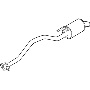 Nissan 20050-3LM0A Exhaust Tube Assembly, Rear