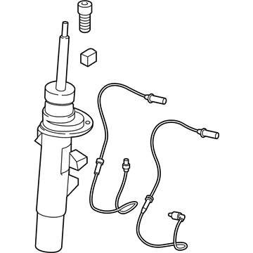 BMW 37-11-6-797-026 Front Right Air Suspension Shock Strut