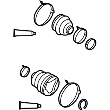 Lexus 04428-50030 Boot Kit, Front Drive Shaft