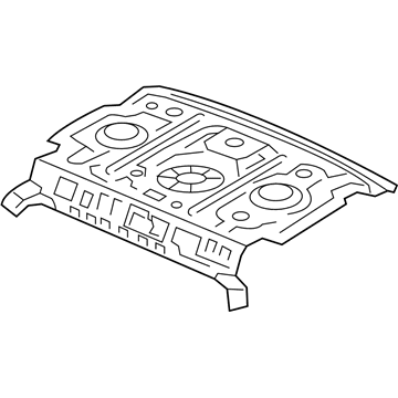 Honda 66500-TBA-A00ZZ Parcel Shelf Comp