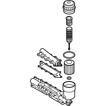 Kia 263003C200 Oil Filter Complete Assembly