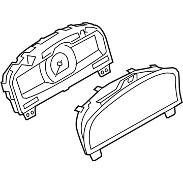 Ford AE5Z-10849-LA Cluster Assembly