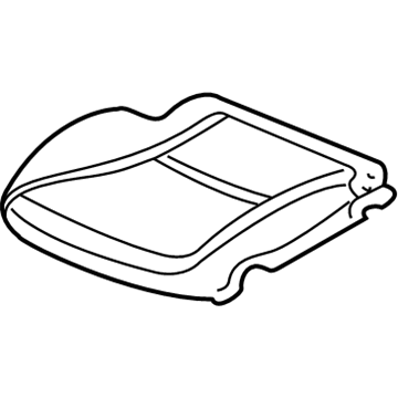 Honda 81532-S5A-J01 Pad Assembly, Left Front Seat Cushion