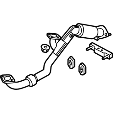 Kia 286101U100 Front Exhaust Pipe