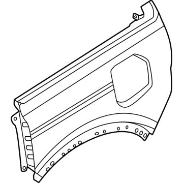 Ford M2DZ-7827840-A PANEL - BODY SIDE - REAR