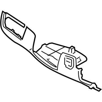 Hyundai 84750-0A500-HZ Panel Assembly-Crash Pad Lower, LH