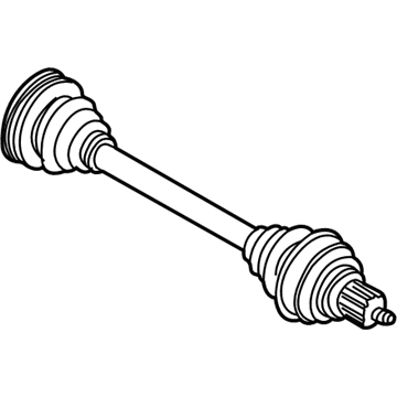 BMW 33-21-7-504-523 Shafts Rear Right Cv Axle Shaft