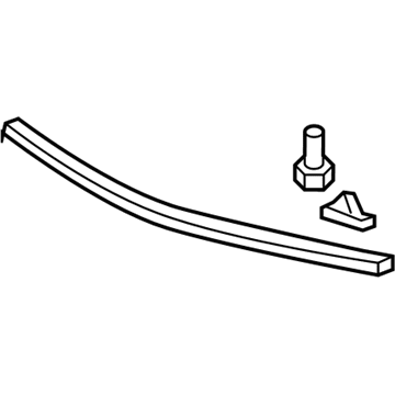 Honda 74142-SLN-A00 Rubber, Hood Seal