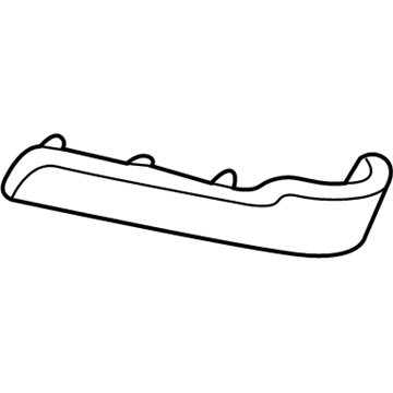 GM 15672223 Molding, Rear Bumper Imp Bar Extension Lower