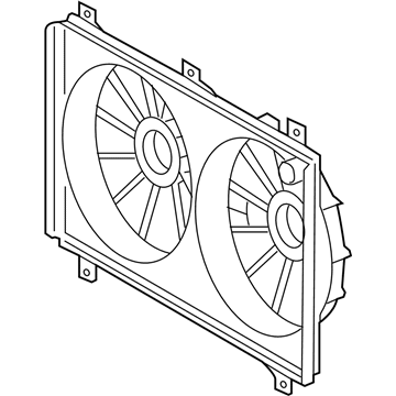 Lexus 16711-31240 Shroud, Fan