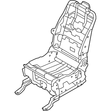 Nissan 87151-1JA1C Frame-Front Seat LH