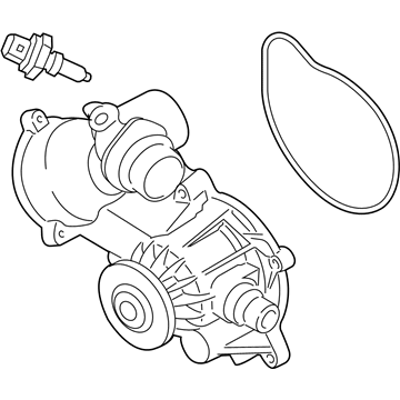 BMW 11-51-8-657-284 Coolant Pump