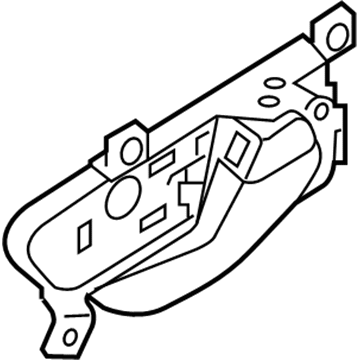 Kia 83610F6000SA1 Rear Door Inside Handle Assembly, Left