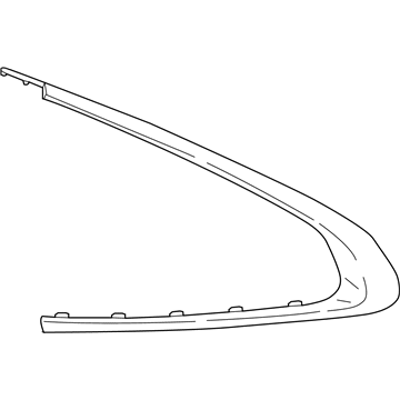 BMW 51-37-8-495-571 Finisher, Side Window, Rear Left