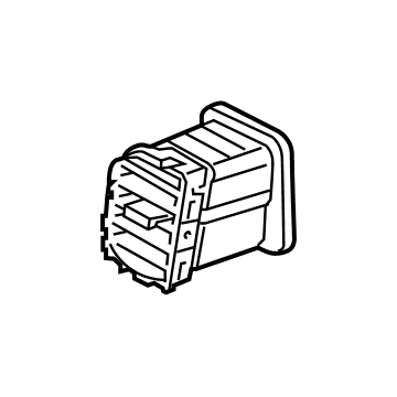 Hyundai 97410-K2000-MMS Duct Assembly-Ctr Air Vent, LH