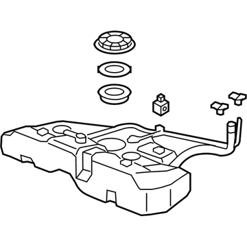 Honda 17044-TA0-L00 Tank Set, Fuel