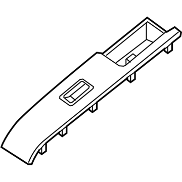 Nissan 82961-9FT0A Finisher-Power Window Switch, Rear LH