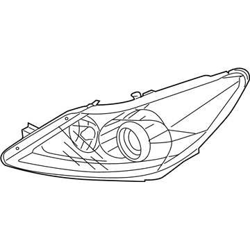 Hyundai 92103-3M340 Headlamp Assembly, Left