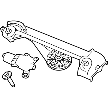 Nissan 28800-6CA0A WIPER Assembly Windshield