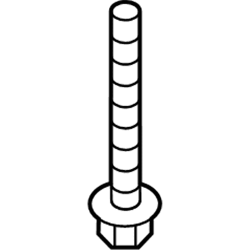 Honda 90210-TBA-A01 Bolt, Flange 10X65