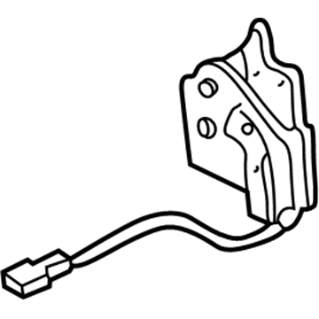 Honda 72155-S00-A01 Actuator Assembly, Left Front Door Lock